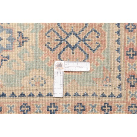 Tappeto Kazak Afghanistan beige azzurro 100x151