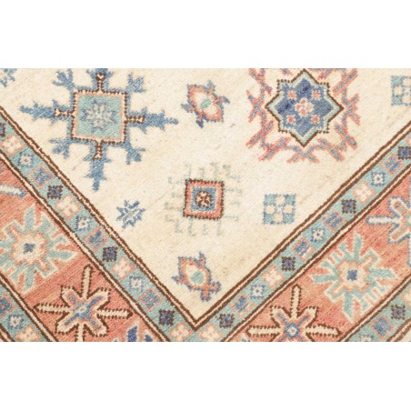Tappeto Kazak Afghanistan bianco grigio 100x144