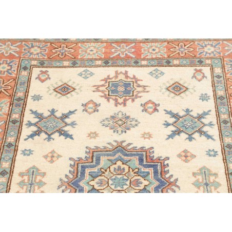 Tappeto Kazak Afghanistan bianco grigio 100x144