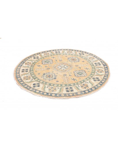 Tappeto Kazak Afghanistan beige giallo 148x148