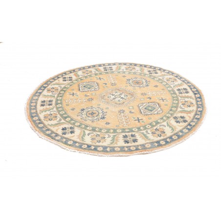 Tappeto Kazak Afghanistan beige giallo 148x148