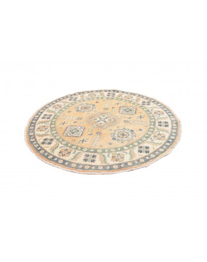 Tappeto Kazak Afghanistan beige giallo 148x148