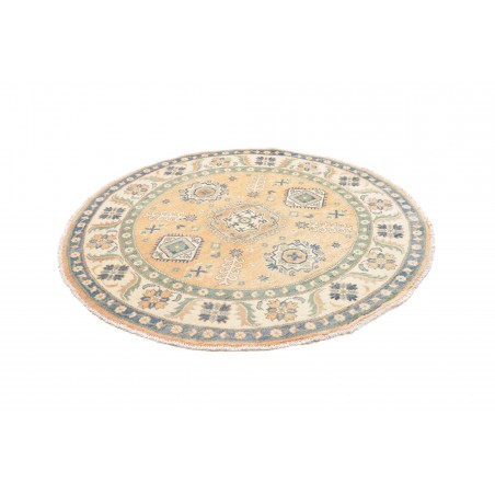 Tappeto Kazak Afghanistan beige giallo 148x148