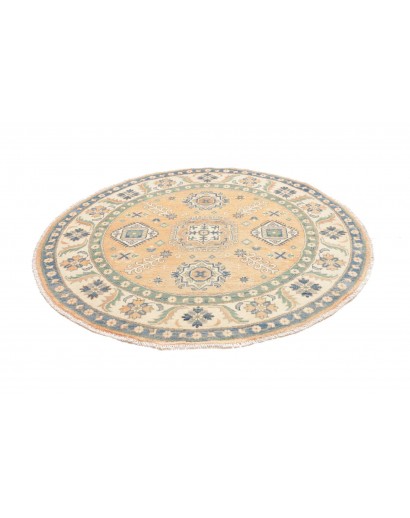 Tappeto Kazak Afghanistan beige giallo 148x148