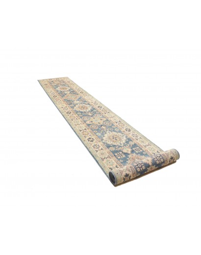 Tappeto Kazak Afghanistan beige grigio 80x488