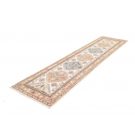 Tappeto Kazak Afghanistan beige grigio 77x292