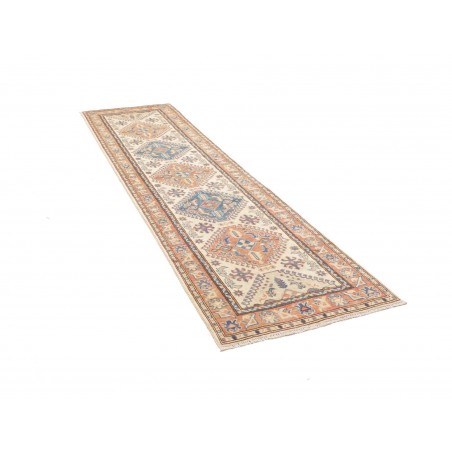 Tappeto Kazak Afghanistan beige grigio 77x292