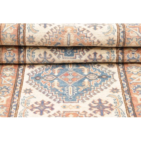 Tappeto Kazak Afghanistan beige grigio 77x292