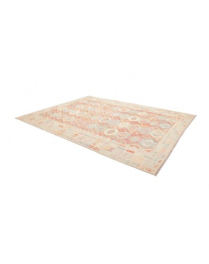Tappeto Kilim Afghanistan bianco 257x345