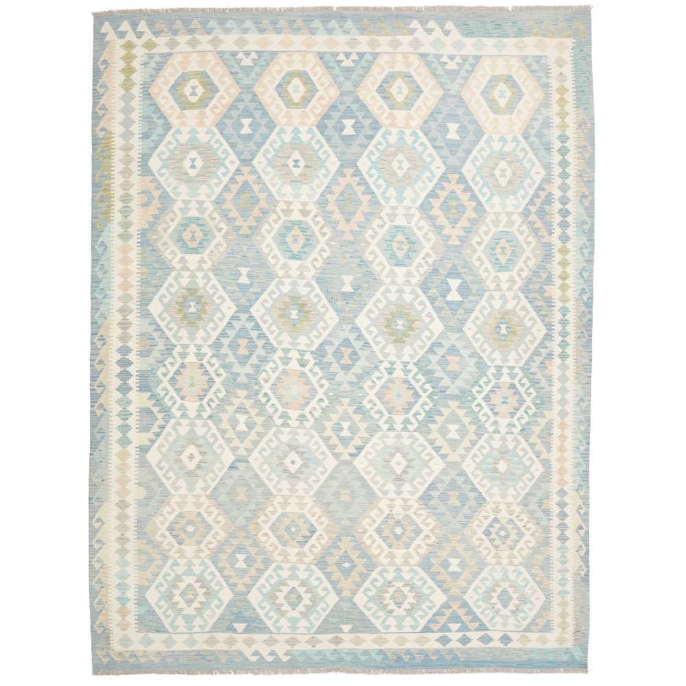 Tappeto Kilim Afghanistan bianco 260x340