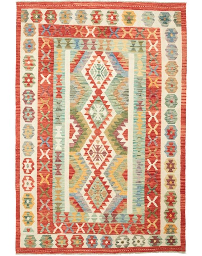 Tappeto Kilim Afghanistan marrone 167x250
