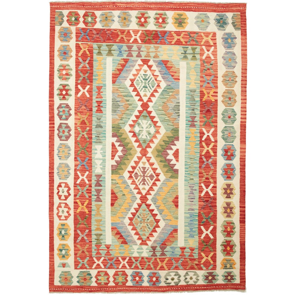 Tappeto Kilim Afghanistan marrone 167x250 Tappeto Kilim Afghanistan marrone 167x250