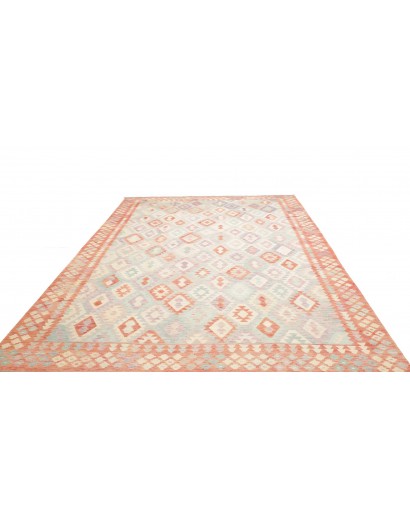 Tappeto Kilim Afghanistan bianco marrone 255x345