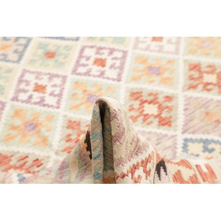 Tappeto Kilim Afghanistan bianco marrone 259x297