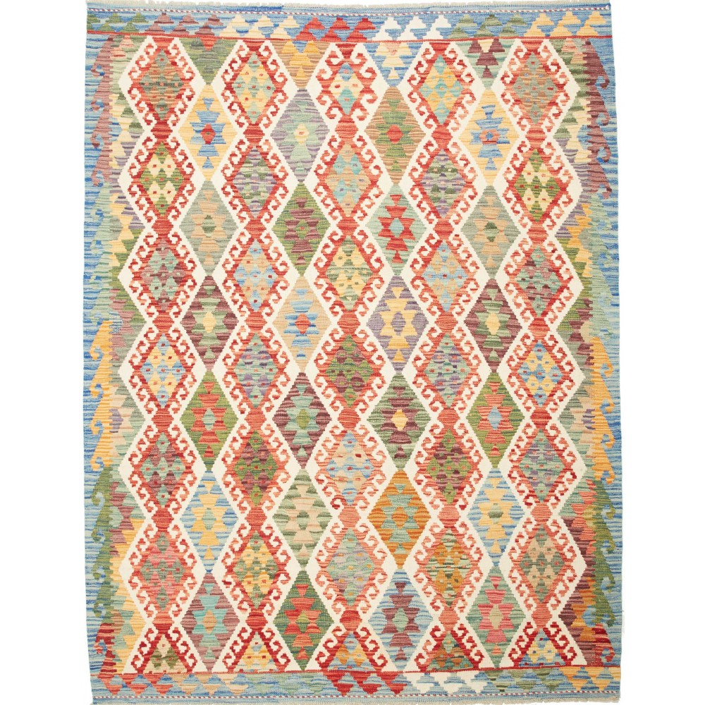 Tappeto Kilim Afghanistan marrone beige 181x237 Tappeto Kilim Afghanistan marrone beige 181x237