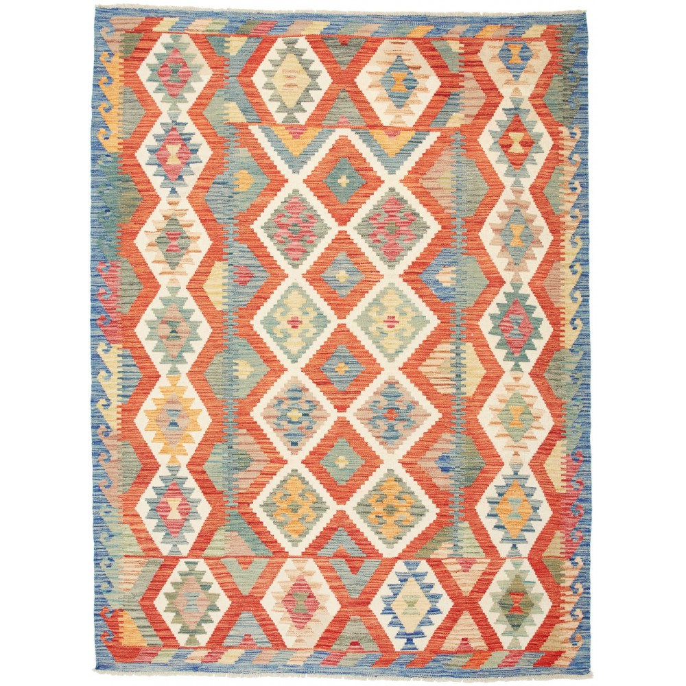 Tappeto Kilim Afghanistan marrone 180x239 Tappeto Kilim Afghanistan marrone 180x239