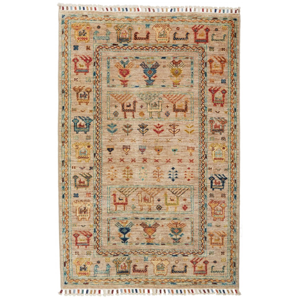 Tappeto Rubin Pakistan marrone 82x125 Tappeto Rubin Pakistan marrone 82x125