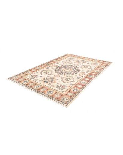 Tappeto Kazak Afghanistan bianco verde 168x244