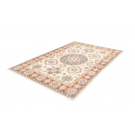Tappeto Kazak Afghanistan bianco verde 168x244