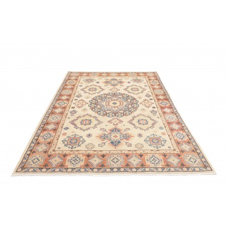Tappeto Kazak Afghanistan bianco verde 168x244