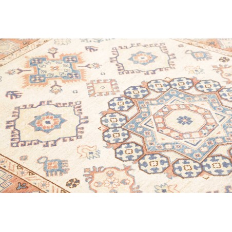Tappeto Kazak Afghanistan bianco verde 168x244