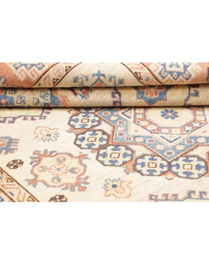 Tappeto Kazak Afghanistan bianco verde 168x244