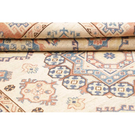 Tappeto Kazak Afghanistan bianco verde 168x244