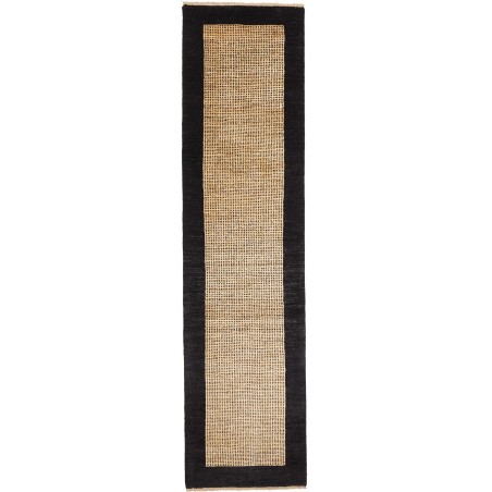 Tappeto Shayan Pakistan grigio giallo 77x305