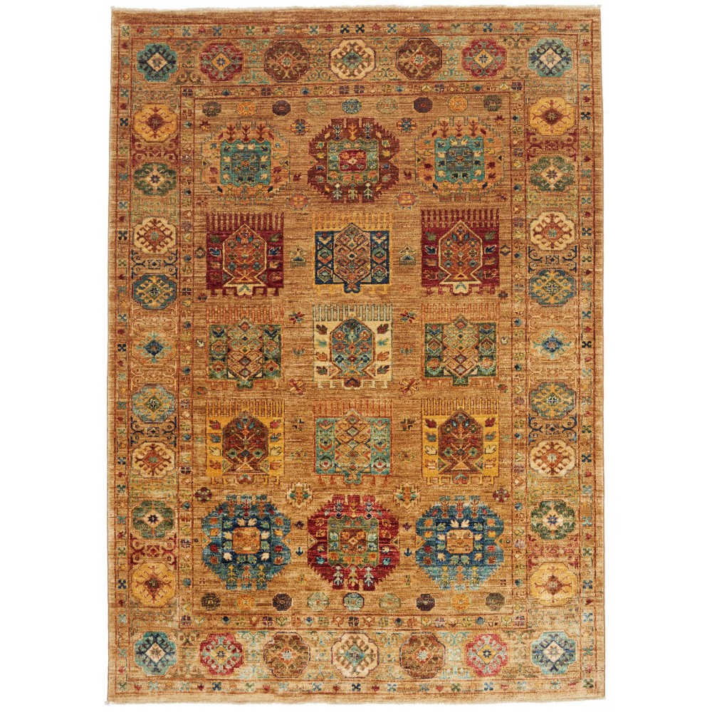 Tappeto Tribal Pakistan arancione 168x233 Tappeto Tribal Pakistan arancione 168x233