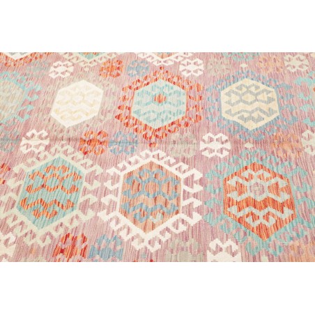 Tappeto Kilim Afghanistan bianco marrone 210x297
