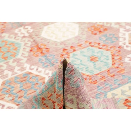 Tappeto Kilim Afghanistan bianco marrone 210x297