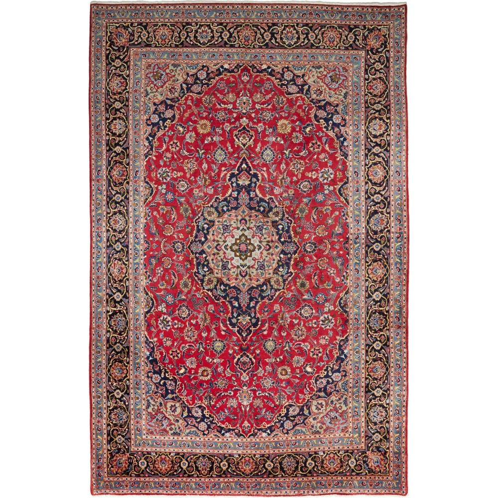 Tappeto Ardakan Persia marrone giallo 197x302