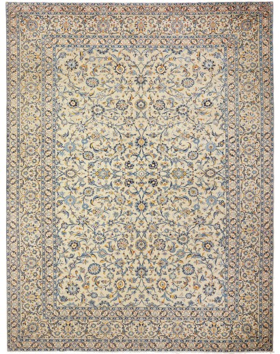 Tappeto Kashan Persia beige giallo 300x400
