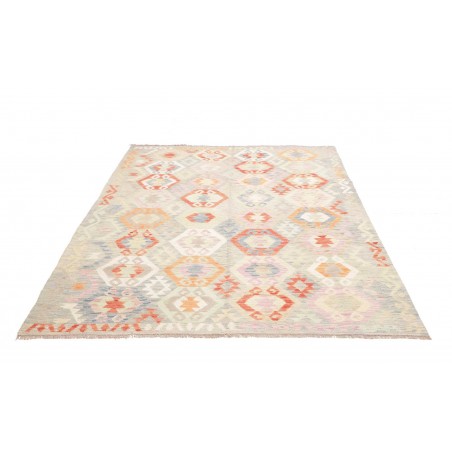 Tappeto Kilim Afghanistan bianco 185x248