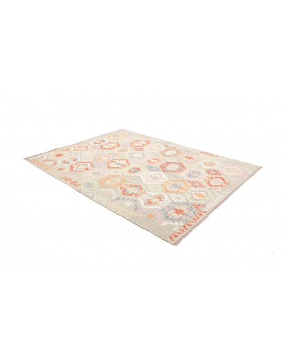 Tappeto Kilim Afghanistan bianco 185x248