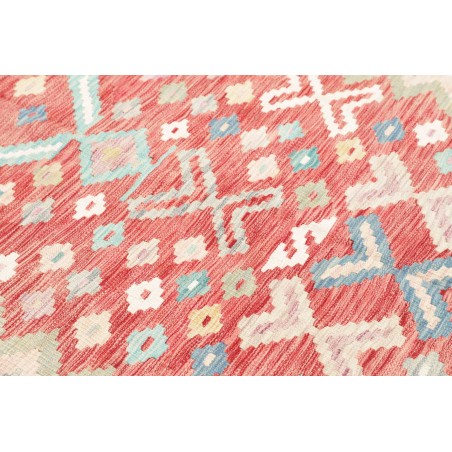 Tappeto Kilim Afghanistan bianco arancione 170x246
