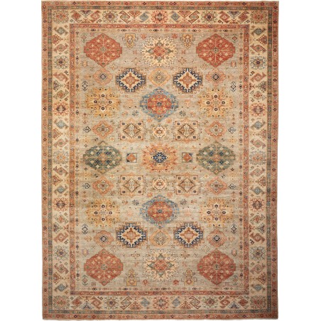 Tappeto Tribal Pakistan marrone grigio 308x419