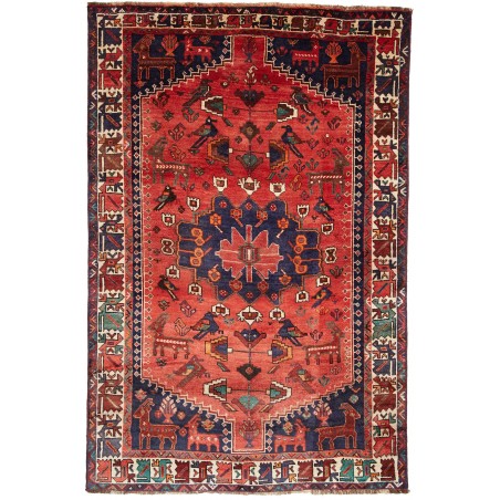 Tappeto Shiraz Persia marrone giallo 172x260