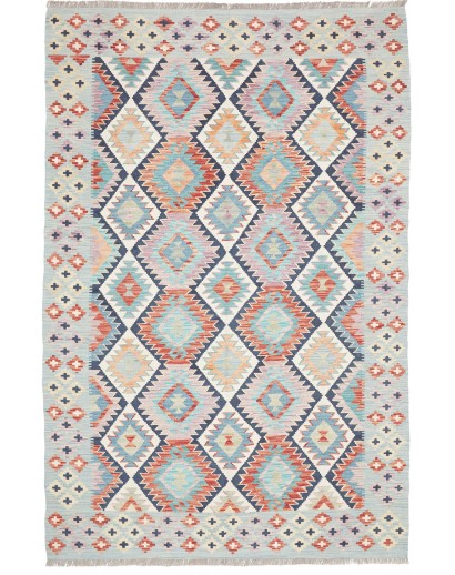 Tappeto Kilim Afghanistan bianco 163x251