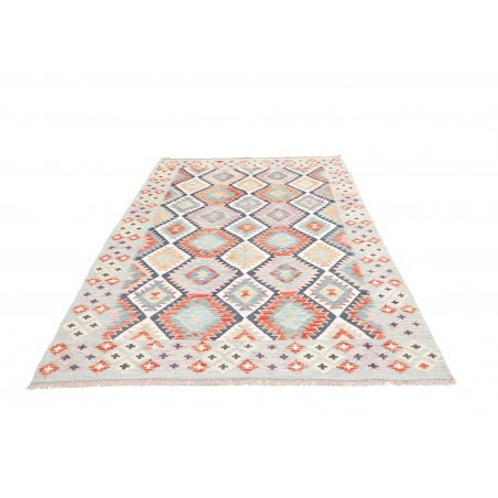 Tappeto Kilim Afghanistan bianco 163x251