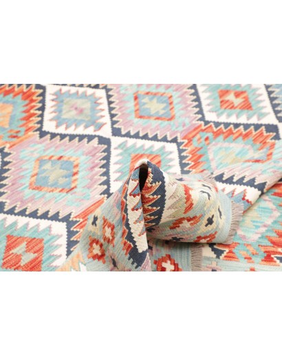 Tappeto Kilim Afghanistan bianco 163x251