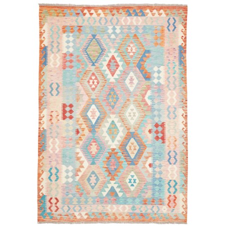 Tappeto Kilim Afghanistan bianco 170x250