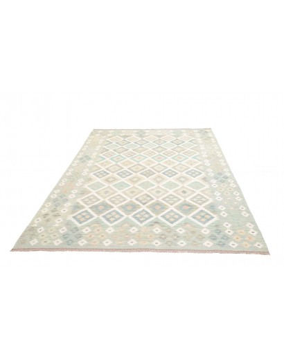 Tappeto Kilim Afghanistan bianco 173x242