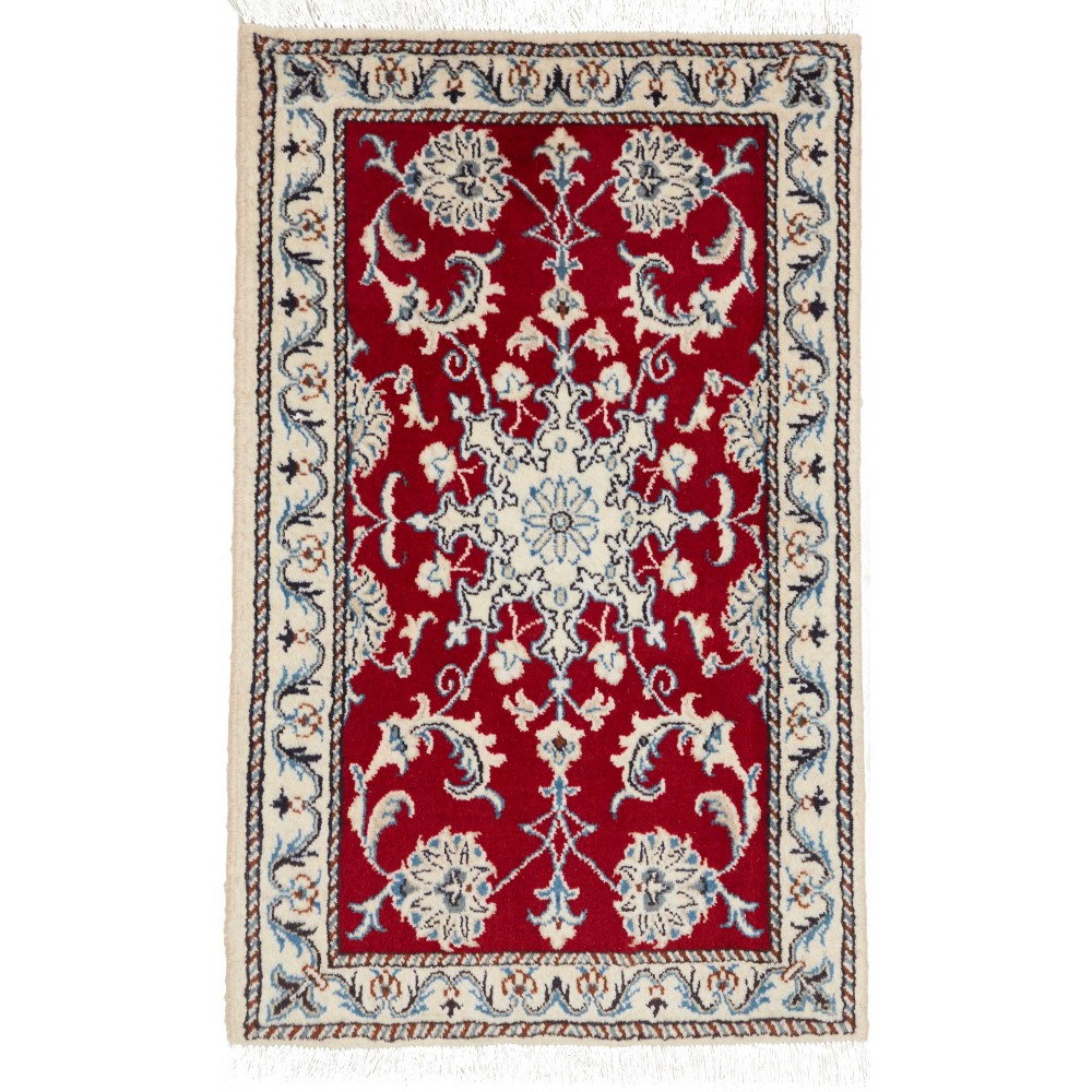 Tappeto Nain Kashmar Persia beige grigio 60x90 Tappeto Nain Kashmar Persia beige grigio 60x90