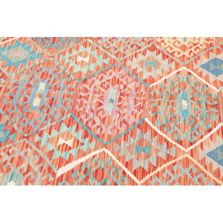Tappeto Kilim Afghanistan marrone rosso 178x246
