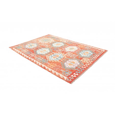 Tappeto Kilim Afghanistan beige rosso 173x245
