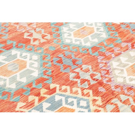 Tappeto Kilim Afghanistan beige rosso 173x245