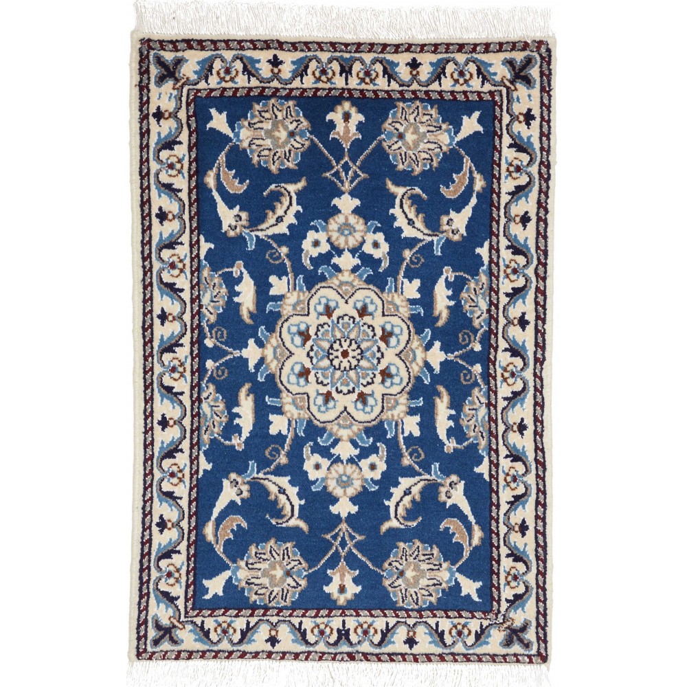 Tappeto Nain Kashmar Persia beige bianco 60x90 Tappeto Nain Kashmar Persia beige bianco 60x90