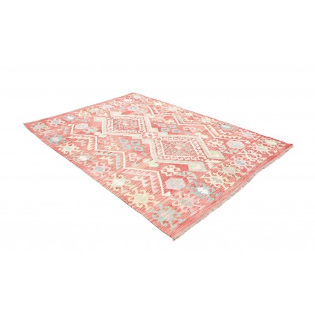 Tappeto Kilim Afghanistan giallo rosso 172x240