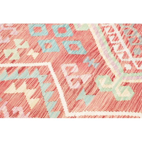 Tappeto Kilim Afghanistan giallo rosso 172x240